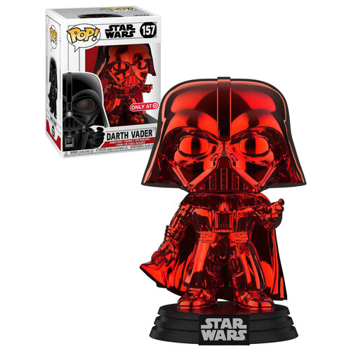 Funko POP! Star Wars #157 Darth Vader (Red Chrome) - Limited Target Exclusive - New, Mint Condition