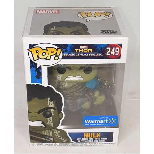 Funko POP! Marvel Thor Ragnarok #249 Hulk (With Axe) - Walmart Exclusive - New, Box Damaged