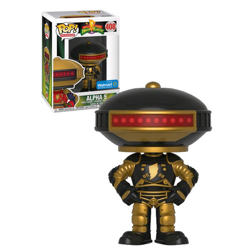 Funko Pop! Television Power Rangers #408 Alpha 5 (Black/Gold) - New, Mint Condition