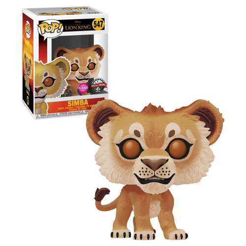 Funko POP! Disney The Lion King #547 Simba (Flocked) - New, Mint Condition
