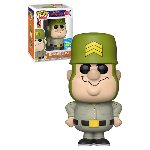 Funko POP! Animation Wacky Races #600 Sergeant Blast - 2019 San Diego Comic Con (SDCC) Limited Edition - New, Mint Condition