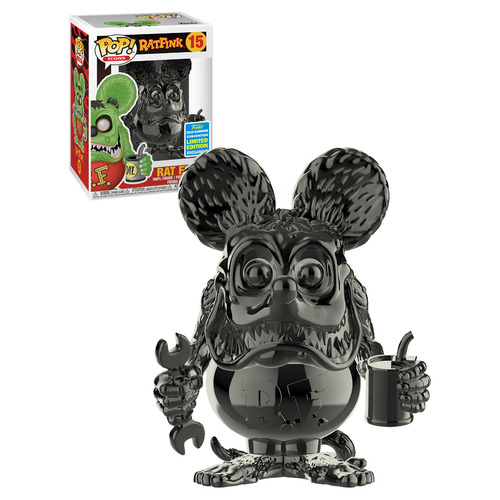 Funko POP! Icons #15 Rat Fink (Grey Chrome) - Funko 2019 San Diego Comic Con (SDCC) Limited Edition - New, Mint Condition