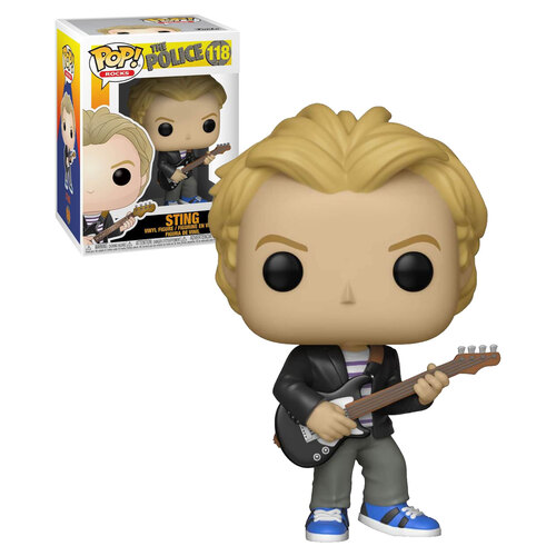 Funko POP! Rocks The Police #118 Sting - New, Mint Condition