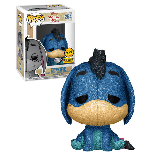 Funko POP! Disney Winnie The Pooh #254 Eeyore (Diamond Collection Glitter) - Limited Edition Chase Imported- New, Mint Condition