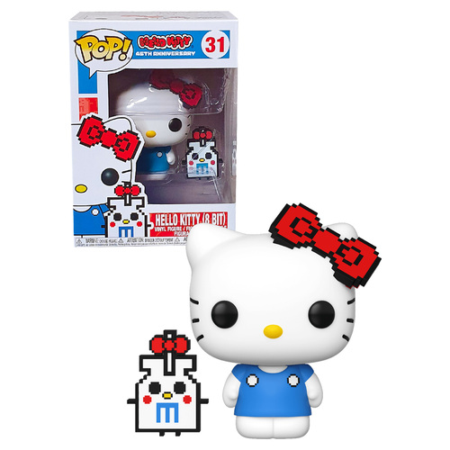 Funko POP! Sanrio #31 Hello Kitty (Anniversary 8-Bit) - New, Mint Condition