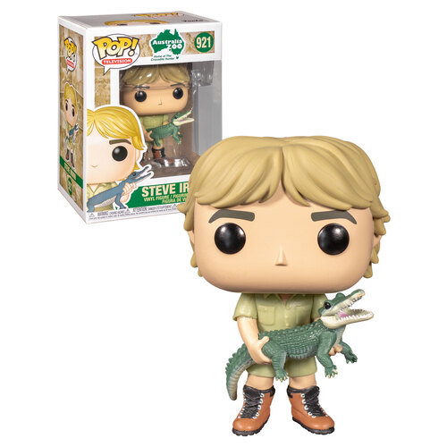 Funko POP! Television Australia Zoo The Crocodile Hunter #921 Steve Irwin (With Crocodile) - New, Mint Condition