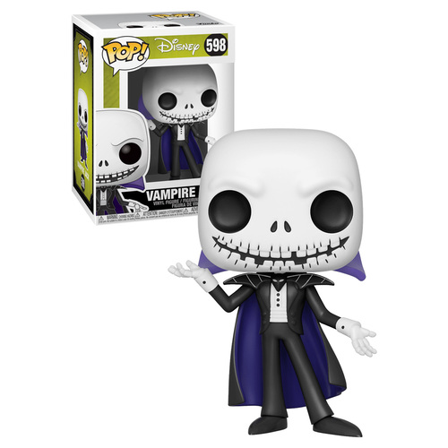 Funko POP! Disney The Nightmare Before Christmas #598 Vampire Jack - New, Mint Condition