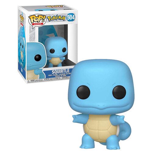 Funko POP! Games Pokemon #504 Squirtle - New, Mint Condition