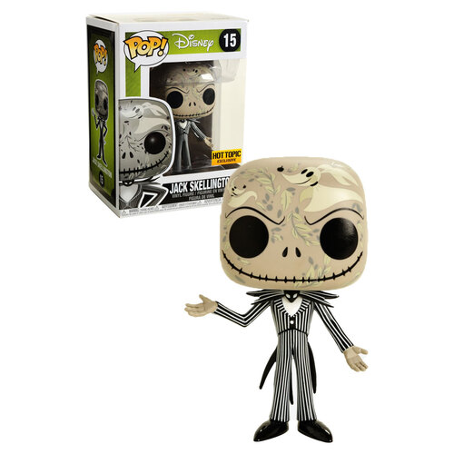 Funko POP! Disney The Nightmare Before Christmas #15 Jack Skellington (Zero Print) - Hot Topic Exclusive Import - New, Mint Condition