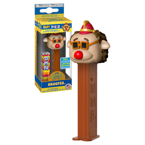 Funko POP! Pez Banana Splits Drooper 2019 San Diego Comic Con (SDCC) Limited Edition Candy & Dispenser - New, Mint Condition