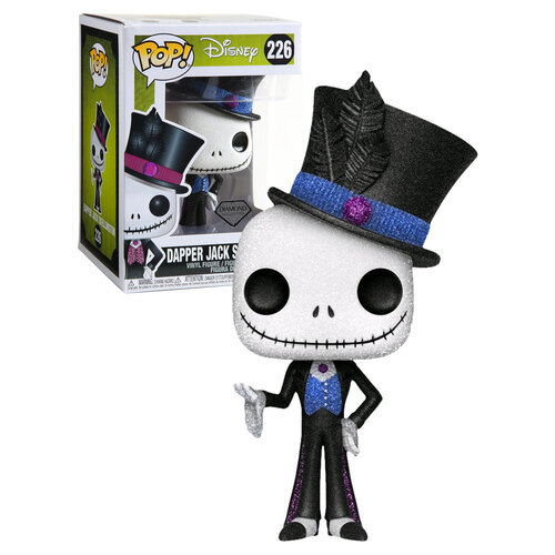 Funko POP! Disney The Nightmare Before Christmas #226 Dapper Jack (Diamond Collection Glitter) - New, Mint Condition