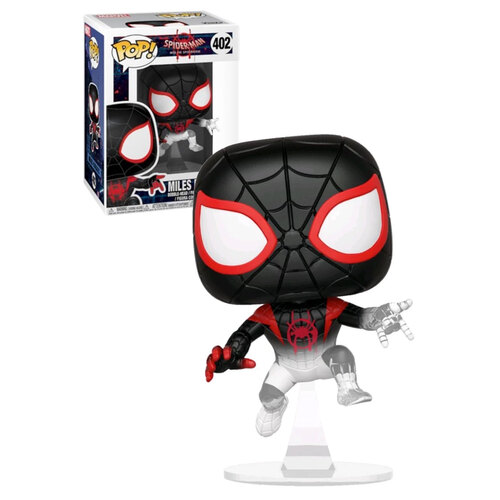 Funko POP! Marvel Spider-Man Into The Spiderverse #402 Miles Morales (Translucent) - New, Mint Condition