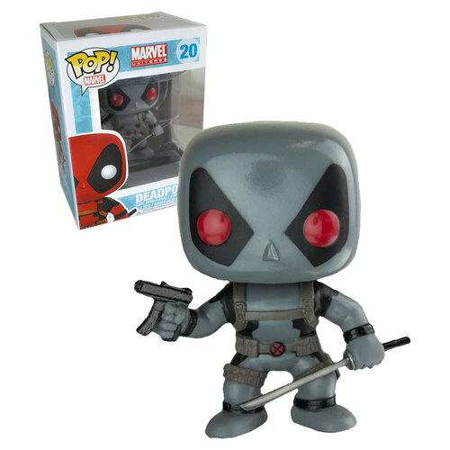 Funko POP! Marvel #20 X-Men Deadpool (X-Force Grey Outfit) - New, Mint Condition
