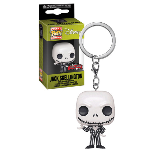 Funko POCKET POP! Keychain Disney The Nightmare Before Christmas - Jack Skellington (Metallic) - New, Mint Condition