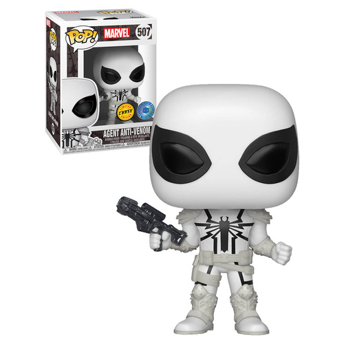 Funko POP! Marvel #507 Agent Anti-Venom - Limited PopInABox Import Edition Chase - New, Mint Condition
