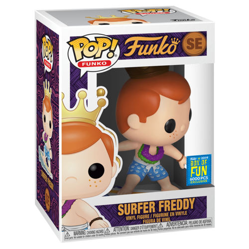 Funko POP! SE Freddy Funko (Surfer Freddy) - 2019 Fundays Box Of Fun (SDCC) Limited Edition 6000 pcs - New, Mint Condition