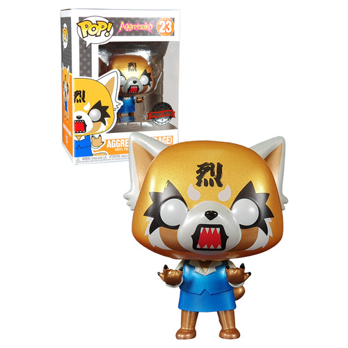 Funko POP! Sanrio Aggretsuko #23 Aggretsuko (Rage - Metallic) - New, Mint Condition