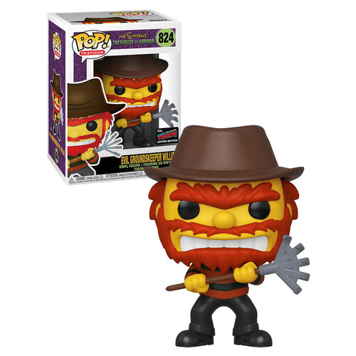 Funko POP! The Simpsons Treehouse Of Horror #824 Groundskeeper Willie - Funko 2019 New York Comic Con (NYCC) Limited Edition - New, Mint Condition
