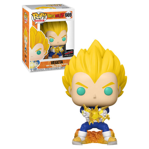 Funko POP! Animation Dragonball Z #669 Final Flash Vegeta - Funko 2019 New York Comic Con (NYCC) Limited Edition - New, Mint Condition