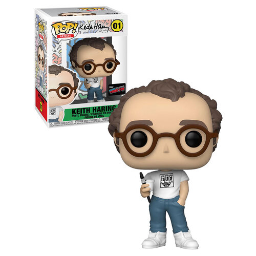 Funko POP! Artists #01 Keith Haring - Funko 2019 New York Comic Con (NYCC) Limited Edition - New, Mint Condition