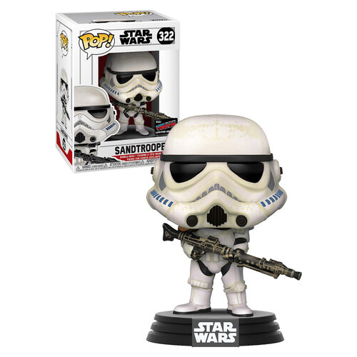 Funko POP! Star Wars #322 Sandtrooper - Funko 2019 New York Comic Con (NYCC) Limited Edition - New, Minor Box Damage