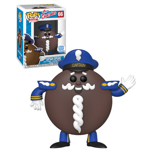 Funko POP! Ad Icons Hostess Cupcakes #66 Captain Cupcake - Funko Shop Limited Exclusive - New, Mint Condition