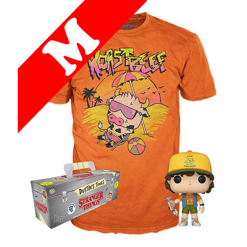 Funko Pop! Tees #828 Stranger Things Dustin's Tools POP! Vinyl & T-Shirt Box Set - Exclusive Import - New, Mint [Size: Medium]