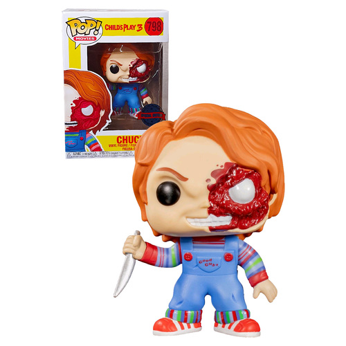 Funko Pop! Movies Child's Play 3 #798 Chucky (Battle Damaged) - New, Mint Condition