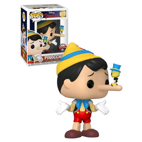 Funko POP! Disney Pinocchio #617 Pinocchio (With Jiminy Cricket) - New, Mint Condition