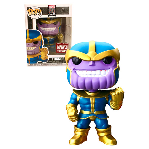 Funko POP! Marvel 80 Years #509 Thanos (First Appearance) - Collector Corps Exclusive - New, Mint Condition