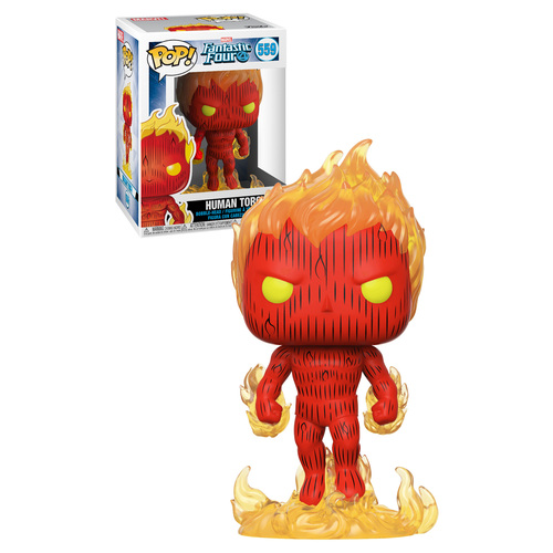 Funko POP! Marvel Fantastic Four #559 Human Torch - New, Mint Condition