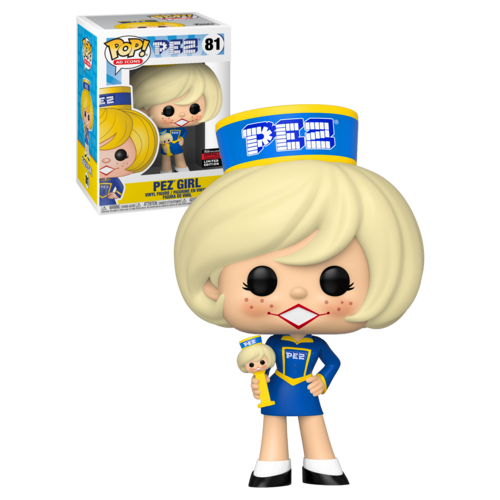Funko POP! Ad Icons Pez #81 Pez Girl (Blue, Blonde) - Funko 2019 New York Comic Con (NYCC) Limited Edition - New, Mint Condition