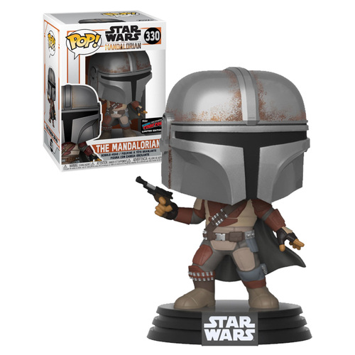 Funko POP! Star Wars The Mandalorian #330 The Mandalorian (Pistol) - Funko 2019 New York Comic Con (NYCC) Limited Edition - New, Mint Condition