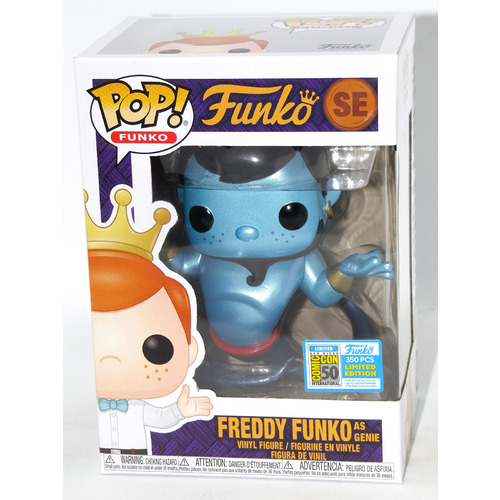 Funko POP! SE Freddy Funko (As Genie - Metallic) - 2019 Freaky Tiki Fundays (SDCC) Limited Edition 350 pcs - New, Mint Condition