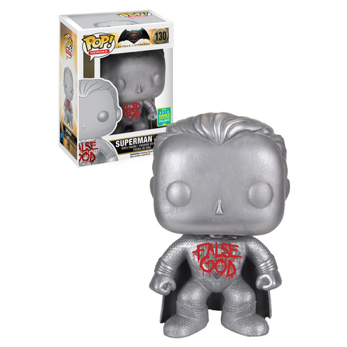 Funko POP! Batman vs Superman #130 Superman (False Gods) - Funko 2016 San Diego Comic Con (SDCC) Limited Edition - New, Mint Condition