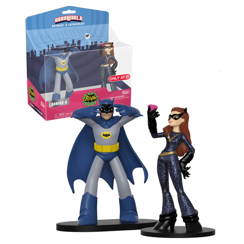 Funko HeroWorld Batman Classic TV Series - Batman & Catwoman - Limited Target Exclusive - New, Mint Condition