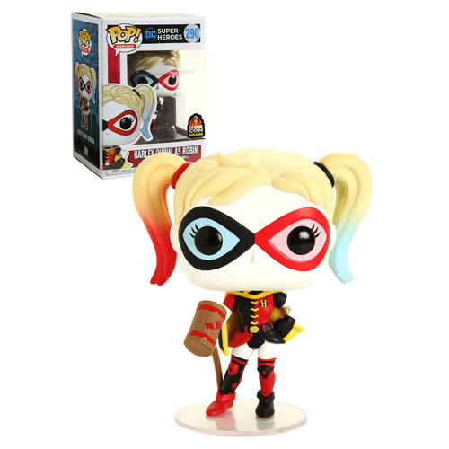Funko POP! Heroes #290 Harley Quinn As Robin - LACC 2019 Comic Con - Imported With Sticker - New, Mint Condition