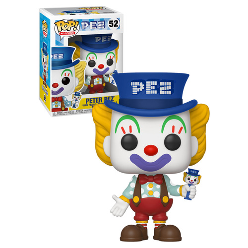 Funko POP! Ad Icons Pez #52 Peter Pez (Blue Hat, Red Pants) - USA Import - New, Mint Condition