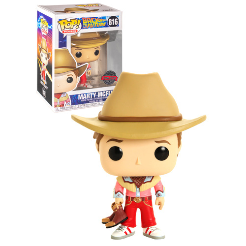 Funko POP! Movies Back To The Future #816 Marty McFly (Cowboy) - New, Mint Condition