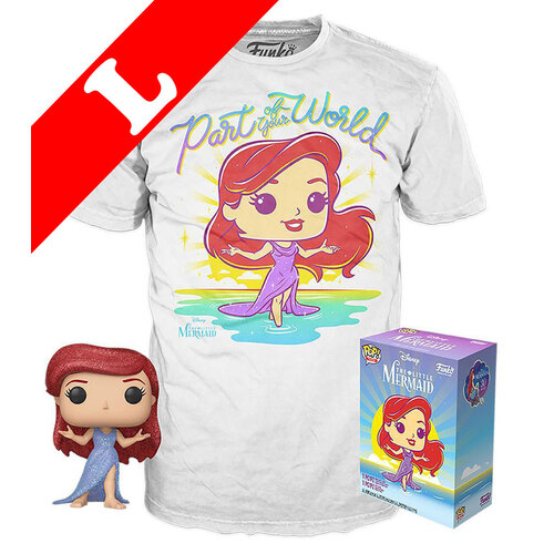 Funko Pop! Tees #564 Disney The Little Mermaid POP! Vinyl & T-Shirt Box Set - Exclusive Target Import - New, Mint [Size: Large]