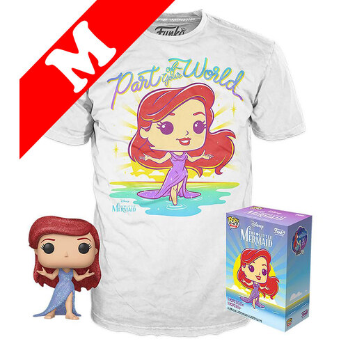 Funko Pop! Tees #564 Disney The Little Mermaid POP! Vinyl & T-Shirt Box Set - Exclusive Target Import - New, Mint [Size: Medium]