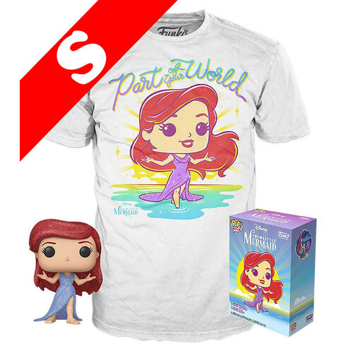 Funko Pop! Tees #564 Disney The Little Mermaid POP! Vinyl & T-Shirt Box Set - Exclusive Target Import - New, Mint [Size: Small]