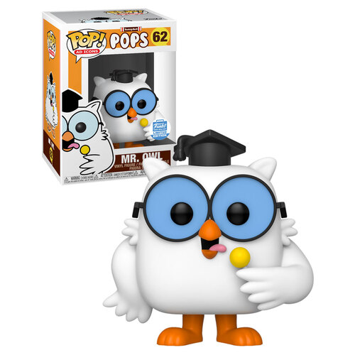 Funko POP! Ad Icons Tootsie Rolls Pops #62 Mr. Owl - Funko Shop Limited Exclusive - New, Mint Condition