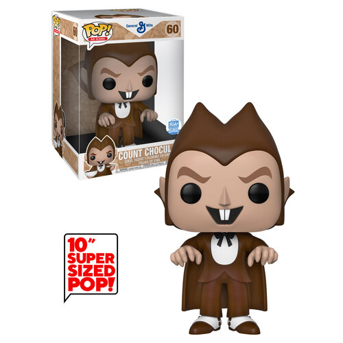 Funko POP! Ad Icons General Mills #60 Count Chocula - 10" Super Sized Pop - Funko Shop Exclusive Import - New, Mint Condition
