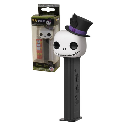 Funko POP! Pez Dapper Jack (The Nightmare Before Christmas) Limited Edition Candy & Dispenser - New, Mint Condition