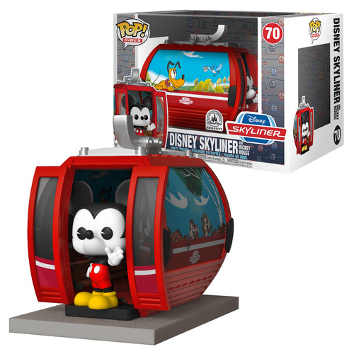Funko POP! Rides Disney Parks #70 Disney Skyliner With Mickey Mouse - Parks Exclusive - New, Near Mint Condition