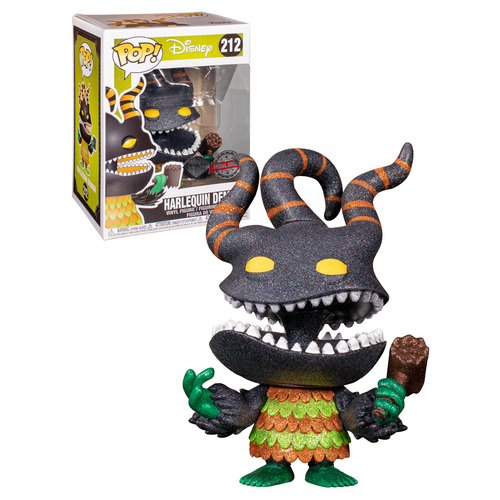 Funko POP! Disney The Nightmare Before Christmas #212 Harlequin Demon (Diamond Collection Glitter) - New, Mint Condition