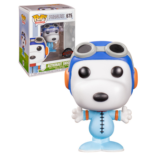 Funko POP! Animation Peanuts #675 Snoopy As Astronaut (Blue Outfit, No Helmet) - New, Mint Condition