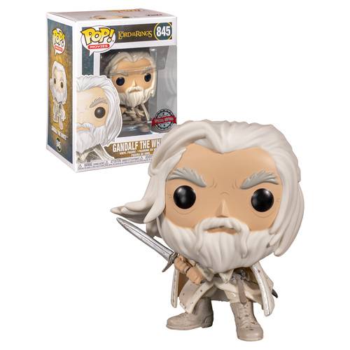 Funko POP! Movies Lord Of The Rings #845 Gandalf The White (With Sword) - New, Mint Condition