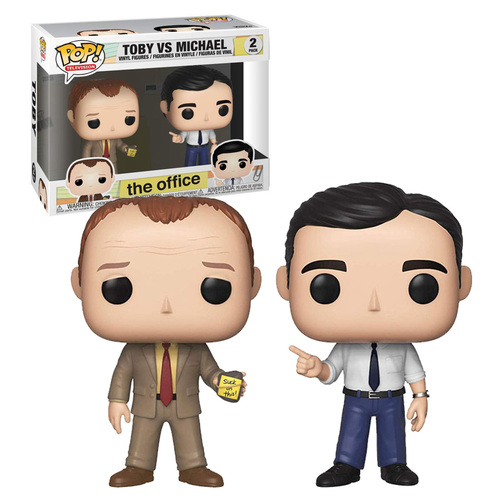 Funko POP! Television The Office Two Pack - Toby vs Michael - New, Mint Condition